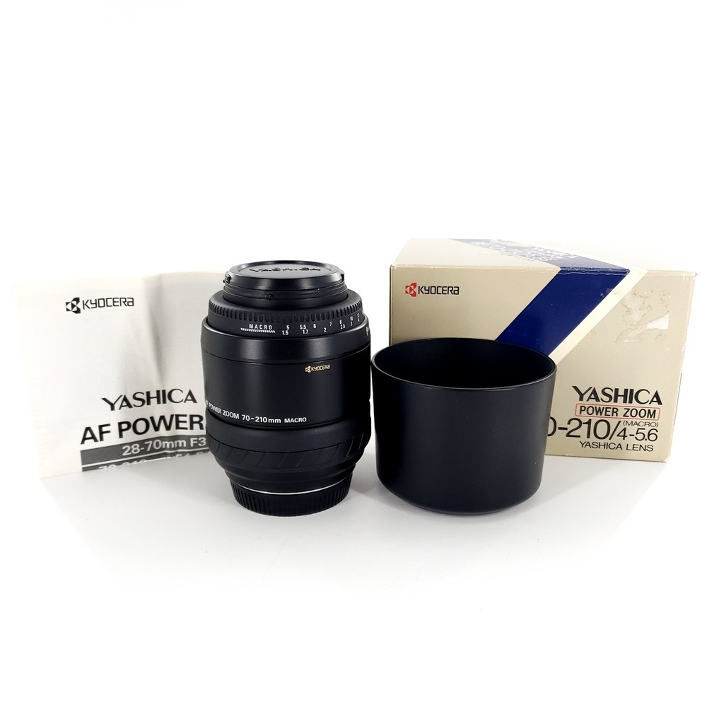 Yashica Power Zoom AF 70-210 f/4-5.6 Macro Complete In Box Excellent Condition